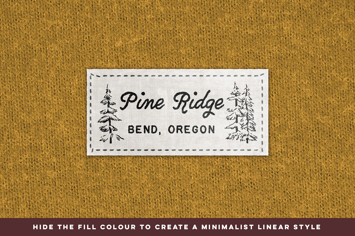 Vintage Pine Forest | Illustrations, an Object Illustration by Max Lockwood (Photo 8 of 18)