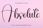 Absolute, a Handwritten Font by InermediaSTUDIO (Thumbnail 1 of 8)