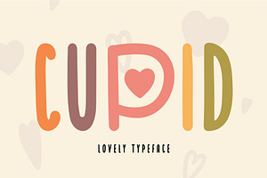 Cupid Lovely Font Valentine's Day