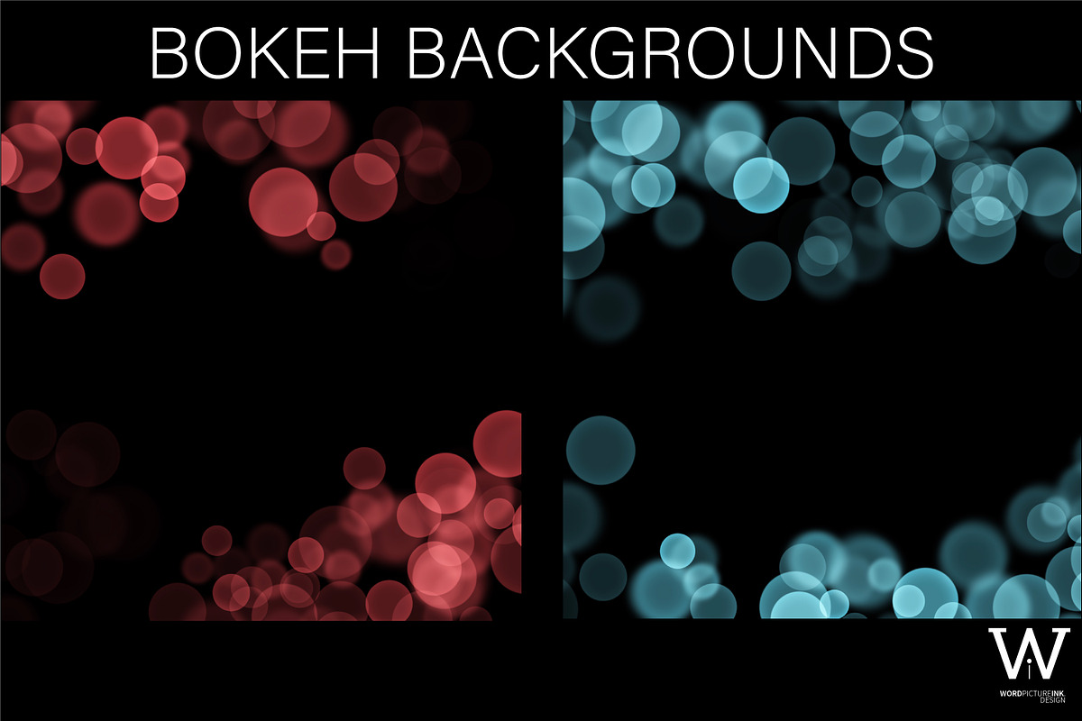 Bokeh background bundle, an Illustration by Word Picture Ink (Photo 1 of 6)