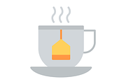 Tea Cup Flat Icon, a Duotone Icon by Pexelpy (Thumbnail 2 of 2)