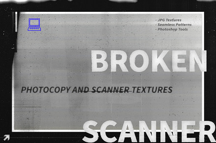 Broken Scanner - Photocopy Textures