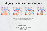 Cat mom tumbler wrap, an Object Graphic by AnastasiaWatercolor (Thumbnail 5 of 6)