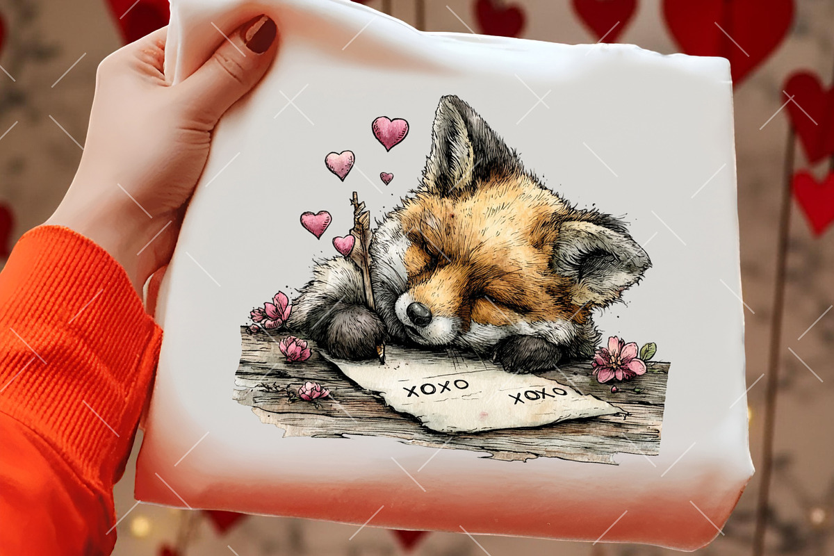 Whimsical Valentine Animal Clipart, an Illustration by OK Design (Photo 5 of 6)