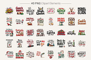 Funny Sarcastic Christmas PNG Bundle, an Illustration by Artnoy (Thumbnail 2 of 8)
