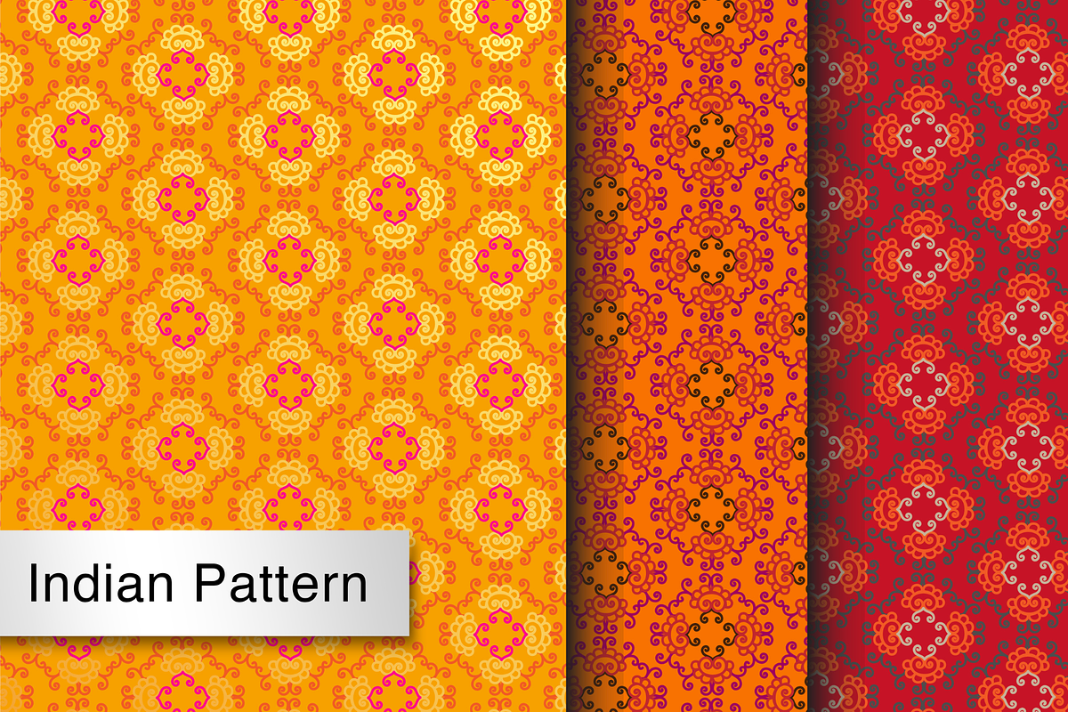 Seamless Indian Patterns Set of 75+, a Pattern Graphic by ThePhoton (Photo 2 of 17)
