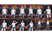 Female T-Shirt in City PSD Mockups, a Shirt Mockup by Hi, Mock-Up! (Thumbnail 9 of 9)