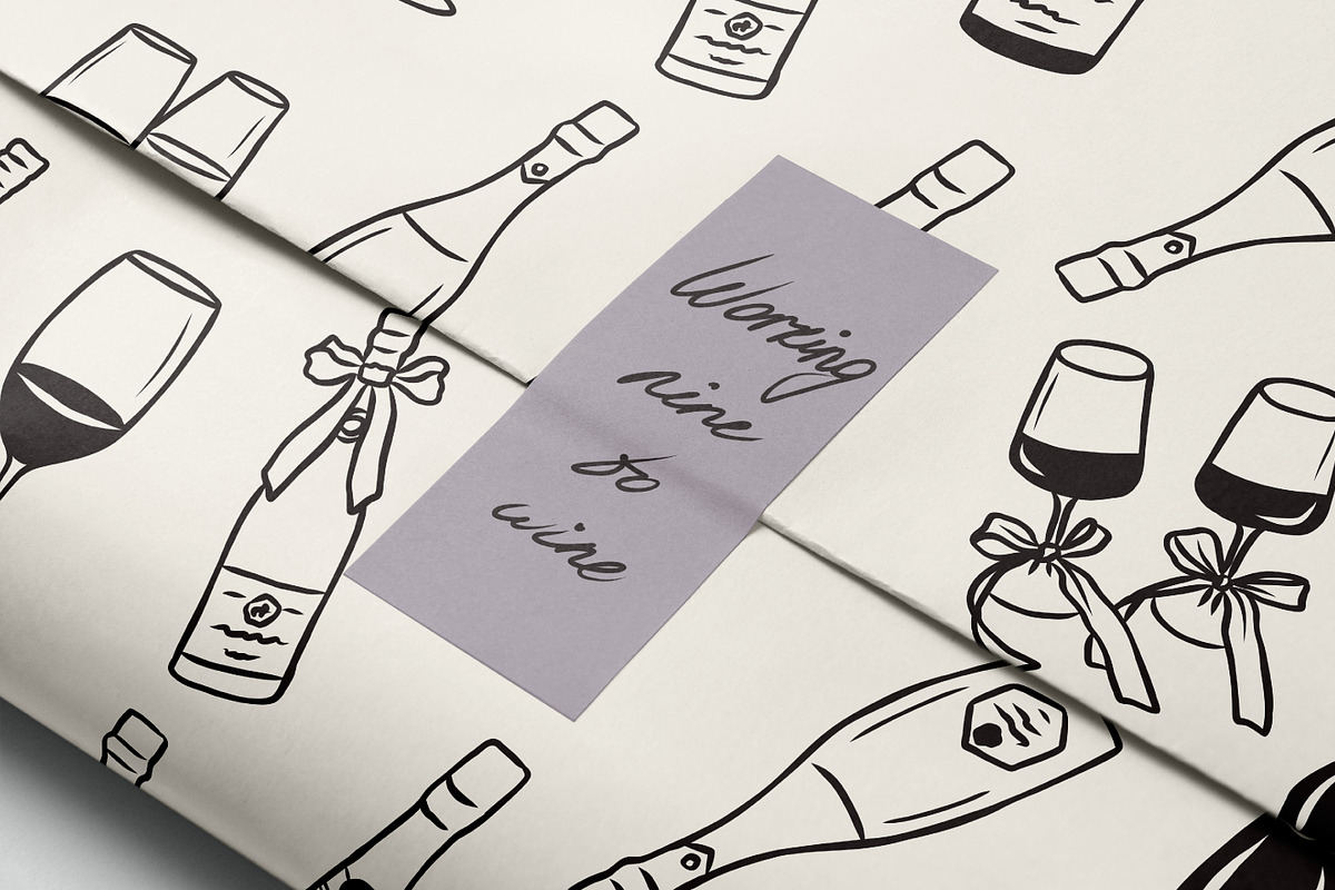 Line art Wine and Dine collection, an Object Illustration by RaDavCrafts (Photo 14 of 15)