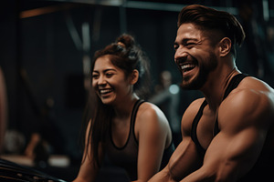 people exercising in the gym, a Sports & Recreation Photo by Virgo Studio