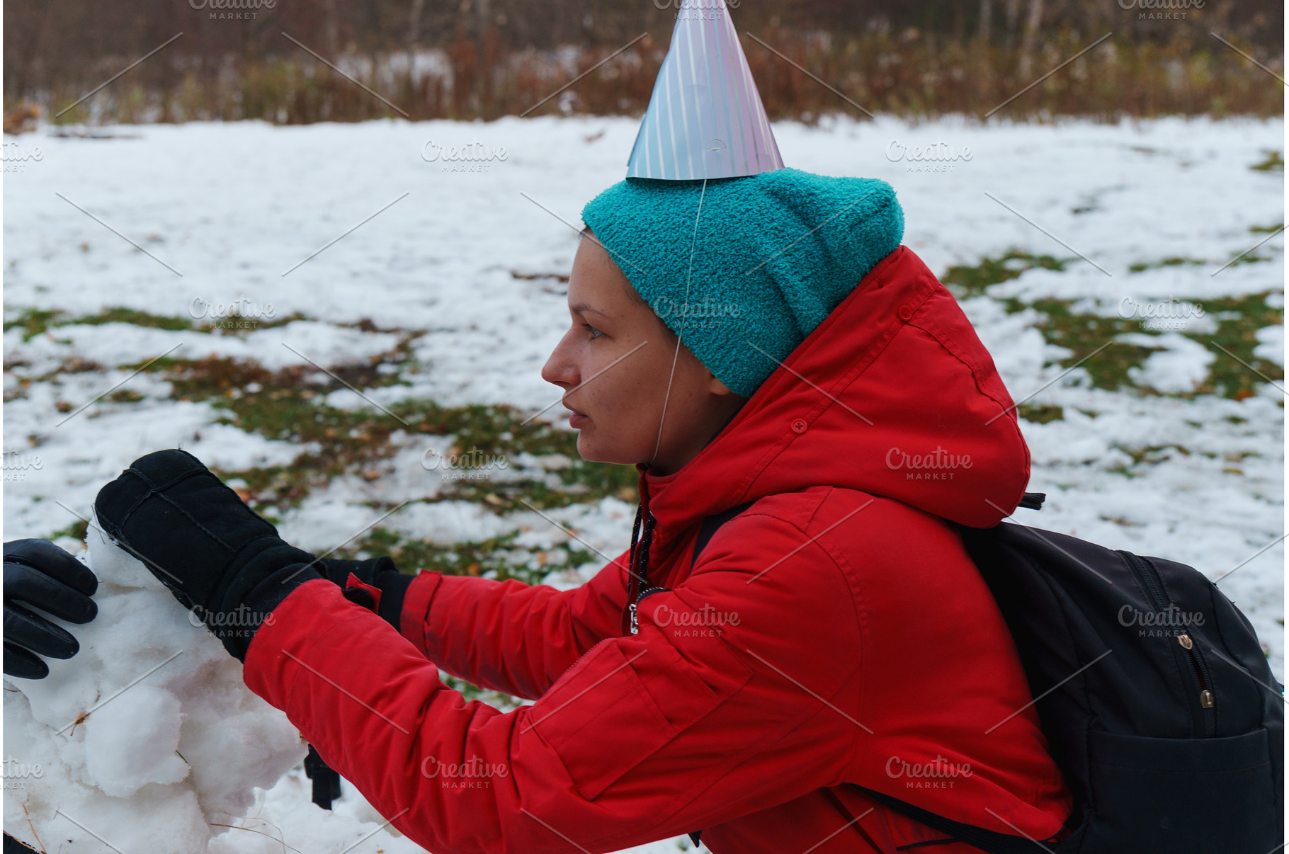 Friends enjoy a playful winter day, a Nature Photo by darksoul72