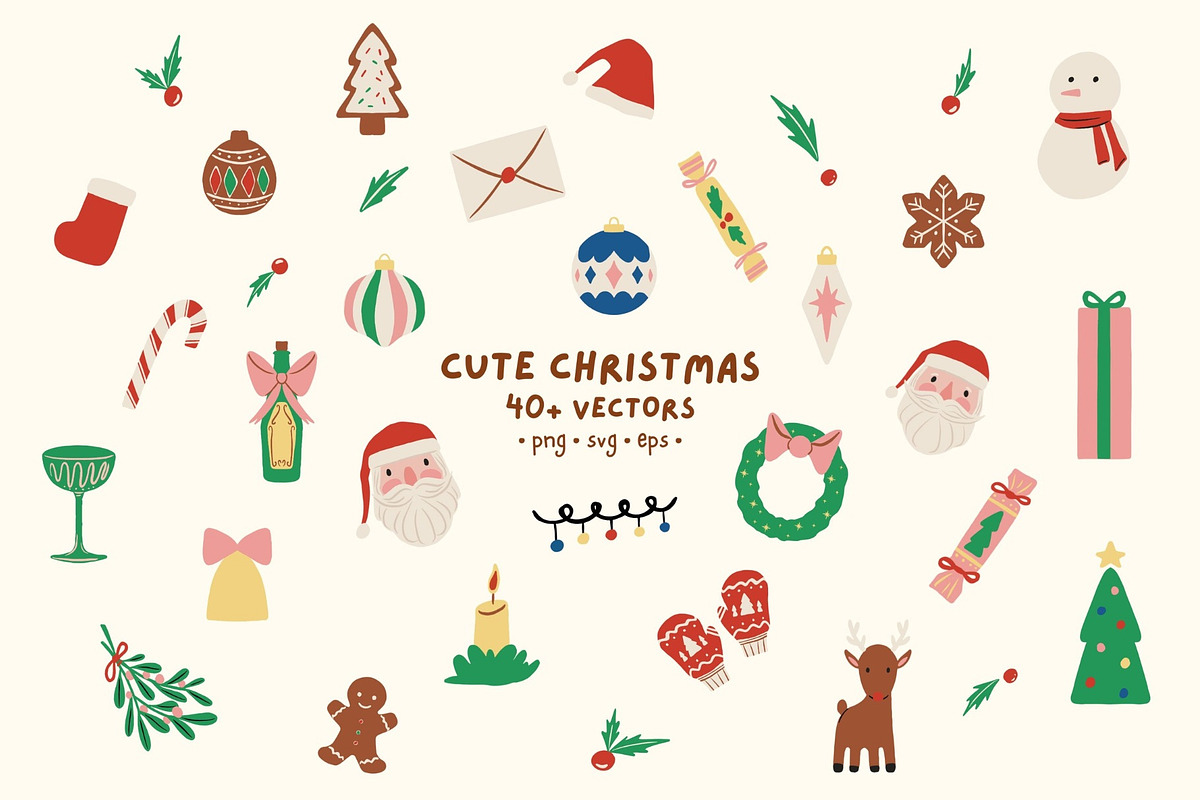 Christmas Whimsical Collection, a Seasonal Illustration by CraftingOnSunday (Photo 1 of 6)