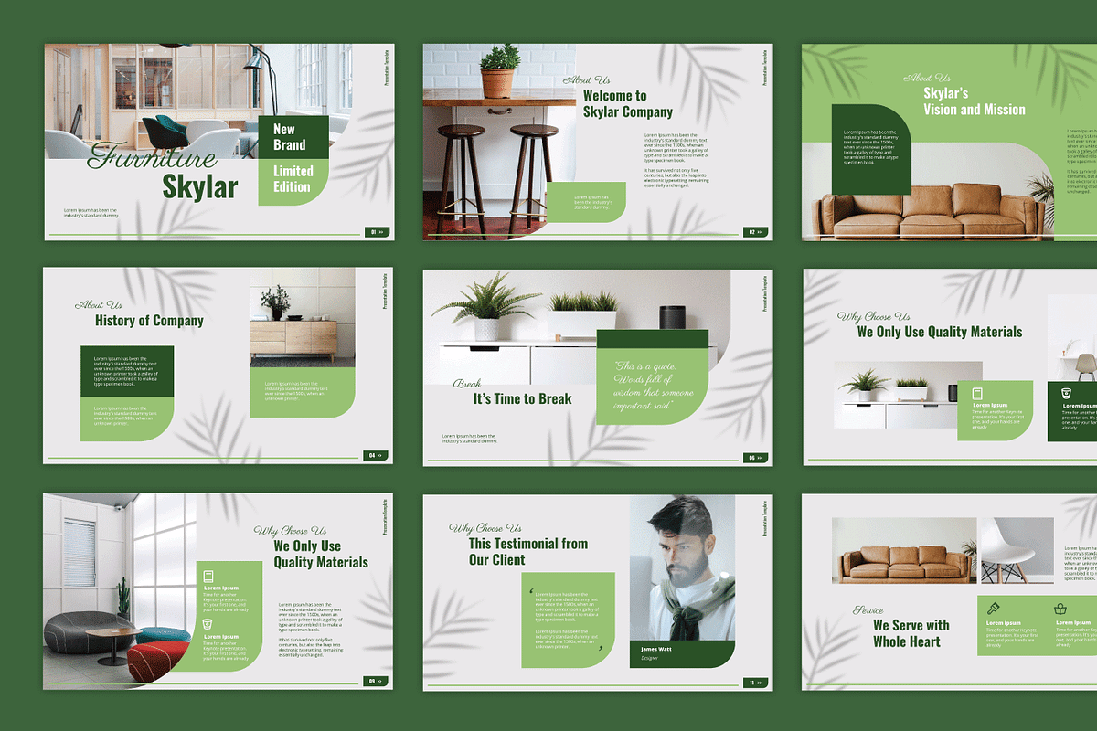 Furniture Bundle Templates, a Presentation Template by deTheme (Photo 10 of 12)