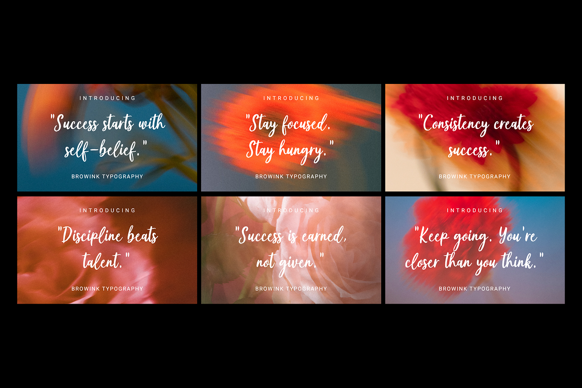 Browink, a Script Font by Gatype (Photo 6 of 15)