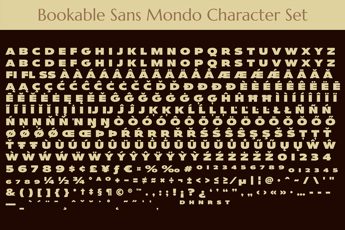 Bookable Sans Collection, a Sans Serif Font by Stiggy & Sands (Photo 11 of 12)