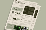 Green Skincare Brand Guideline, a Print Template by graphicook (Thumbnail 3 of 3)
