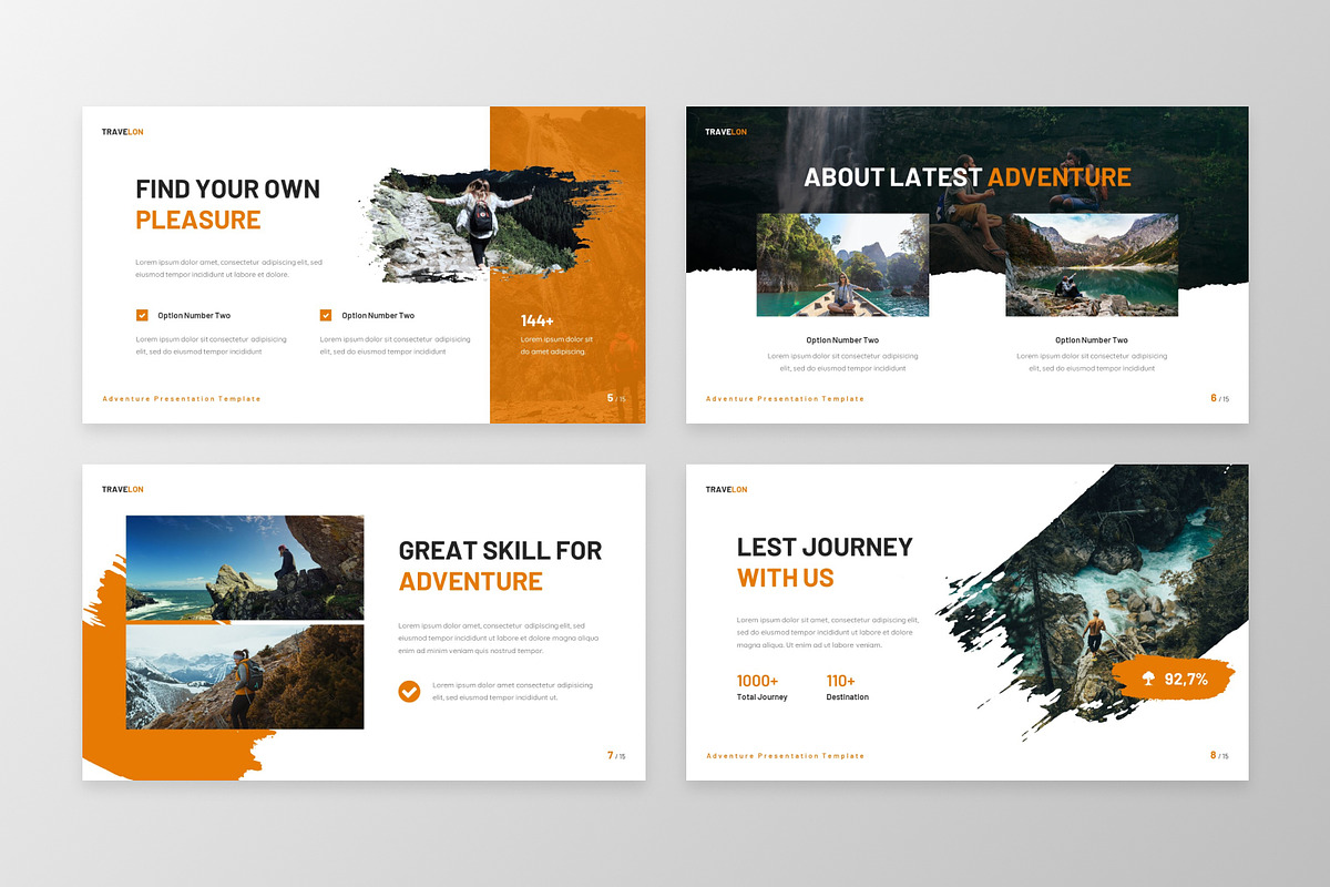 Travelon - Adventure PowerPoint, a Presentation Template by MtvtdArt (Photo 3 of 6)