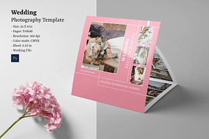 Square Trifold Photography Brochure, a Brochure Template by retrographix