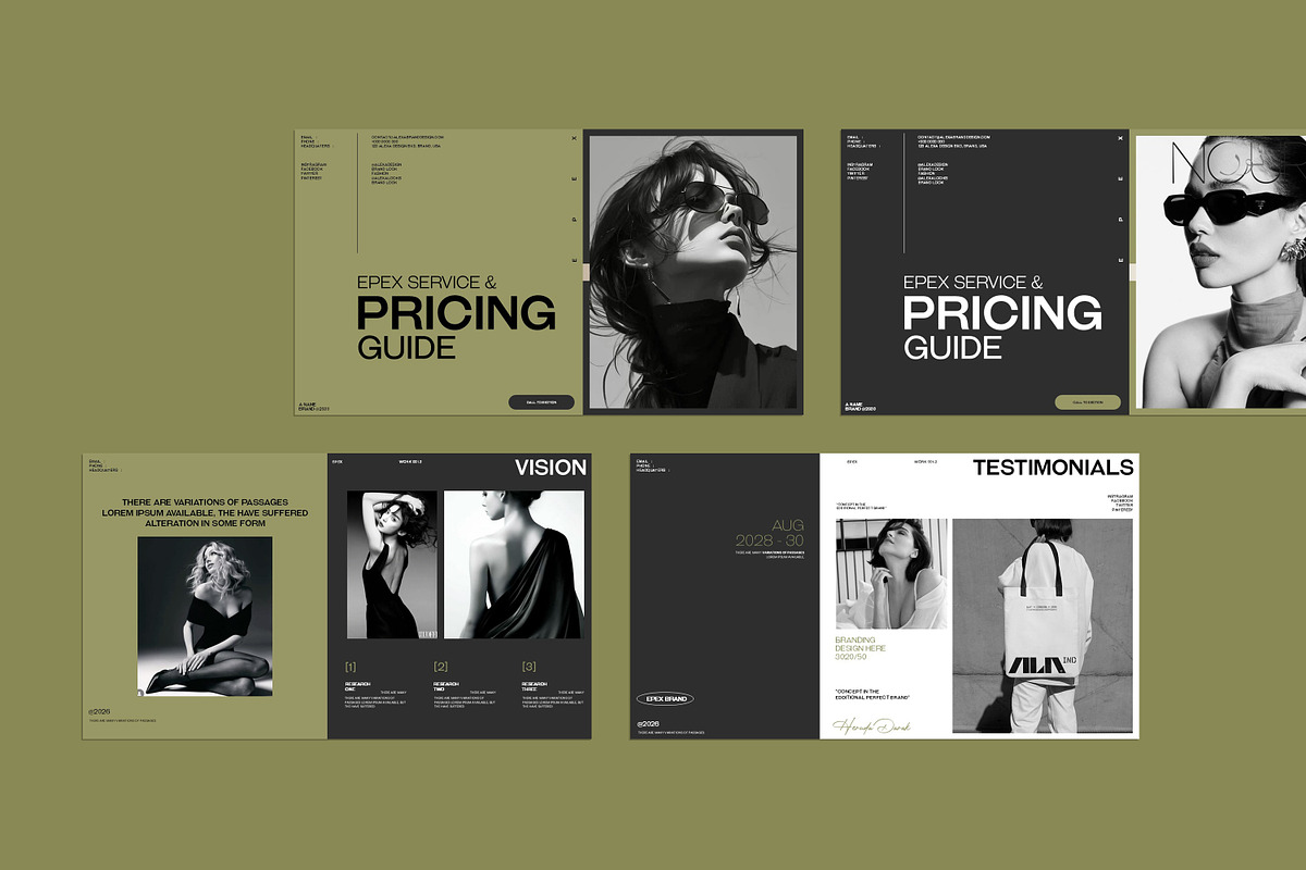 EPEX | Service & Pricing Guide, a Presentation Template by Slide-Agency (Photo 2 of 11)