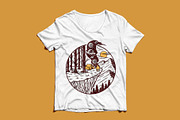 Camping on a cliff illustration, a Seasonal Illustration by gunaonedesign (Thumbnail 3 of 4)