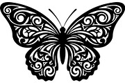 Elegant Butterfly Silhouette, an Object Graphic by Designer_Momina (Thumbnail 17 of 20)