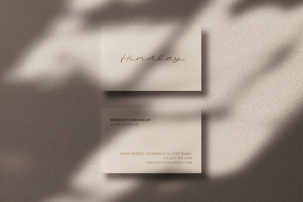 Business Card Mockup Template Logo, a Business Card Template by PrintPixel (Photo 4 of 8)