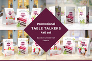 Table Tent Mock-up's Kit, a Product Mockup by ItemBridge (Thumbnail 1 of 5)