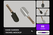 Hand Garden Trowel Mockup, a Household Mockup by hiddemaru (Thumbnail 1 of 4)