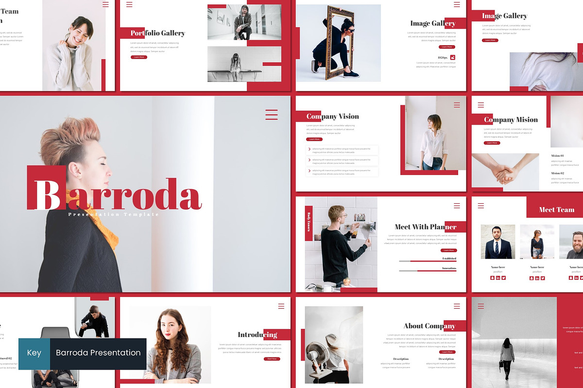 Barroda - Keynote Template, a Presentation Template by inspirasign (Photo 1 of 4)