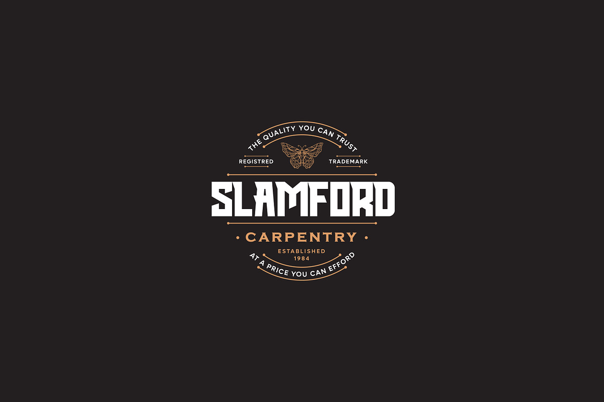 Vintage Carpentry Logo, a Branding & Logo Template by Nowshinz Shoma (Photo 1 of 2)