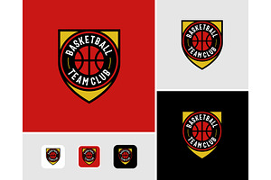 Basketball Team Emblem Logo, a Branding & Logo Template by ika trisiana