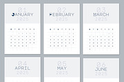 Calendar 2025 Layout, a Stationery Template by ContestDesign (Thumbnail 2 of 5)