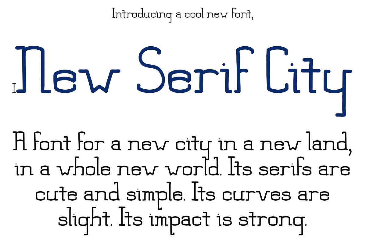 Font New Serif City Modern Cute, a Serif Font by PageLightStudios (Photo 2 of 6)