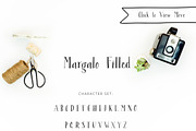 Margalo Font + Extras, a Serif Font by Blissberry Design (Thumbnail 10 of 12)