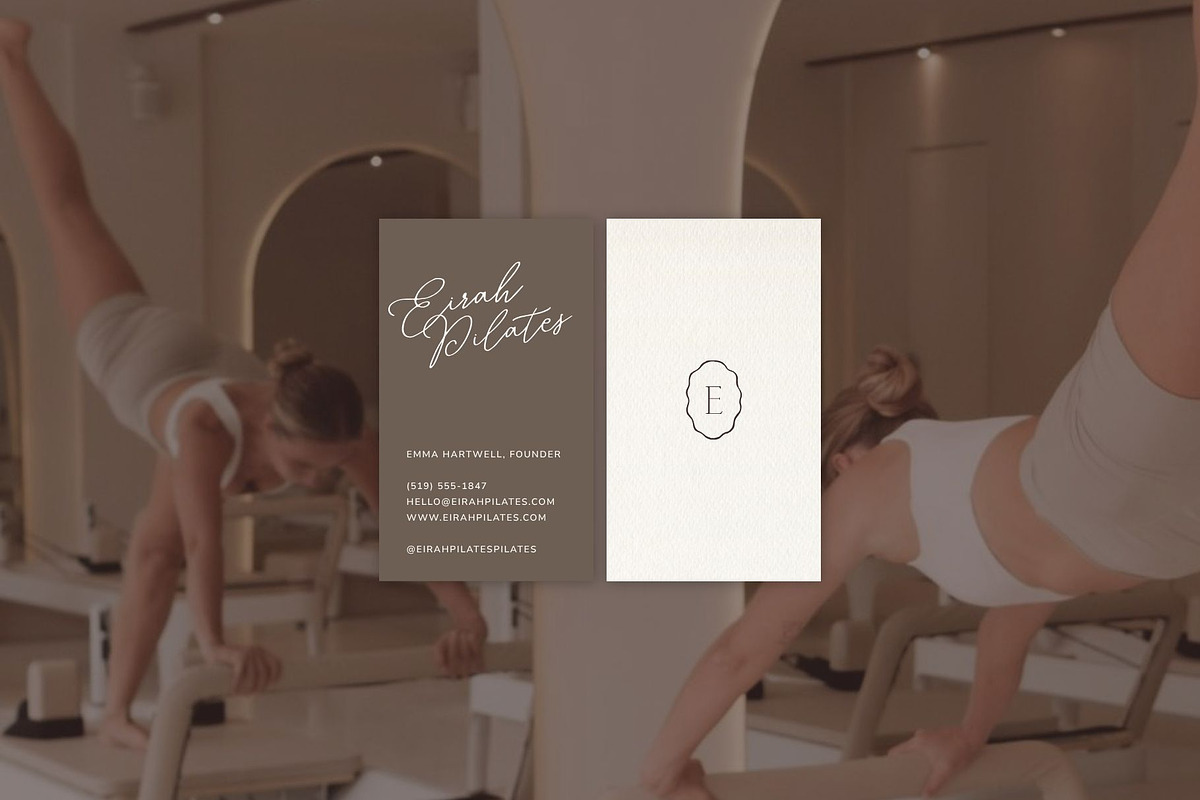 Pilates Logo & Brand Kit, a Branding & Logo Template by Ederra Design (Photo 15 of 17)