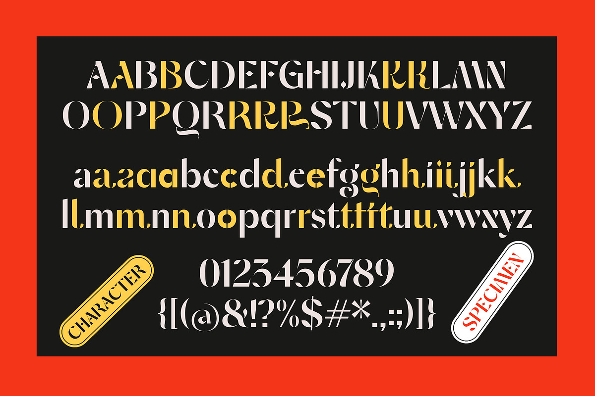 Chyselox - Stencil Font, a Sans Serif Font by Dora Typefoundry (Photo 5 of 10)