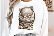 Whimsical Valentines Cat Png, an Illustration by SinaCreation (Thumbnail 6 of 11)