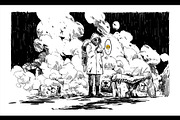 Black & white drawing collection., a Person Illustration by Grandfailure (Thumbnail 13 of 23)