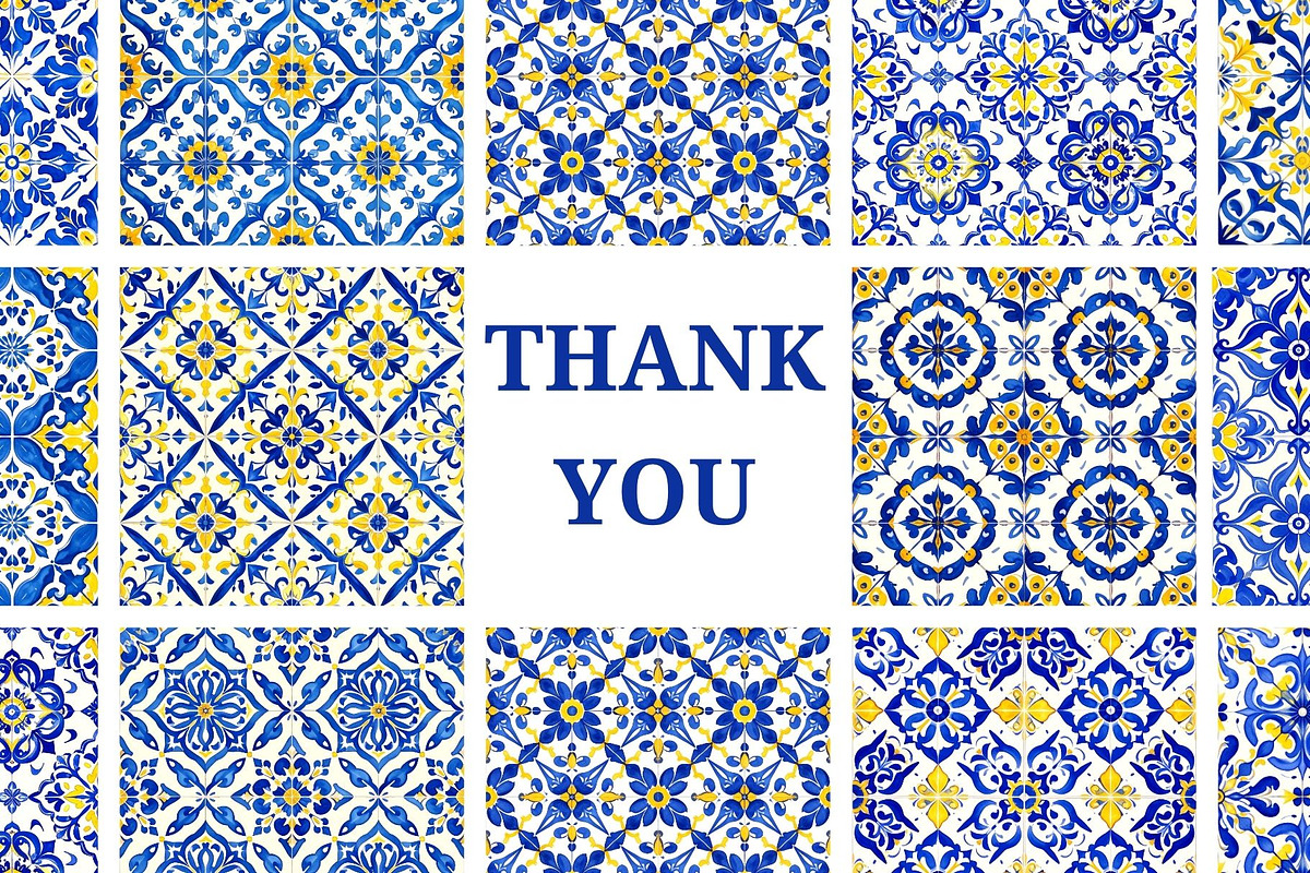 Portuguese Tiles Pattern Collection, a Pattern Graphic by Anna Design Studio (Photo 17 of 17)