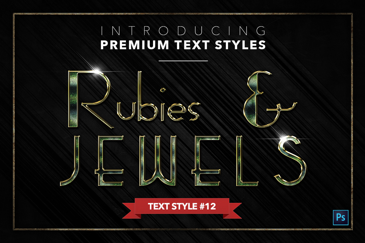 Rubies & Jewels #3 - 20 Text Styles, a Layer Style Add-On by Jonas Stensgaard (Photo 13 of 23)