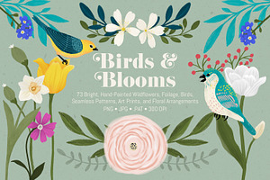 Birds And Blooms Collection