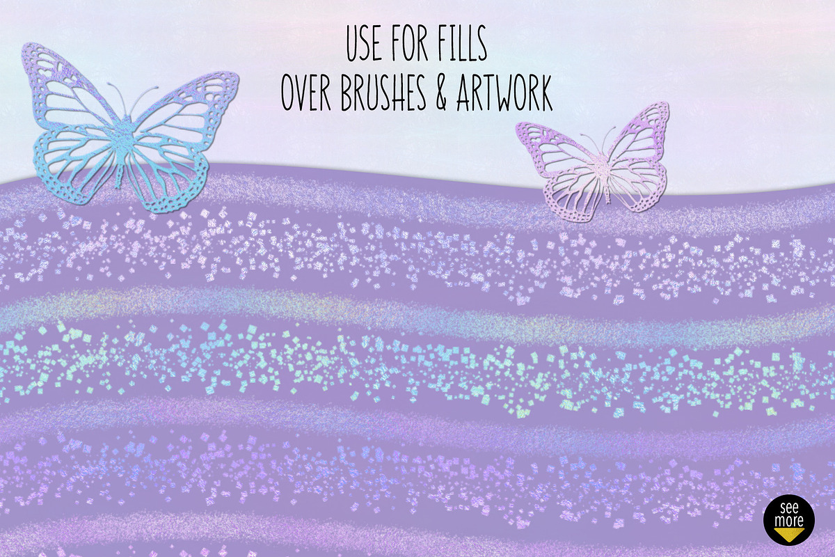 Iridescent Light Foils, a Texture Graphic by Julie Campbell (Photo 5 of 5)