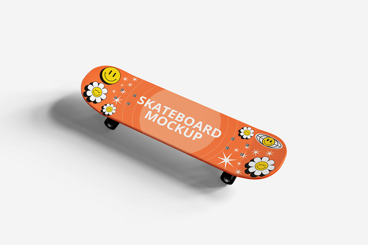 Skateboard Mockup, a Product Mockup by MrLetters (Photo 4 of 5)