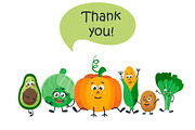 Funny fruits & vegetables, a Graphic by Nafanya (Thumbnail 9 of 9)