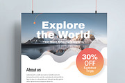Travel Flyer Layout, a Flyer Template by MightyDesign (Thumbnail 2 of 8)