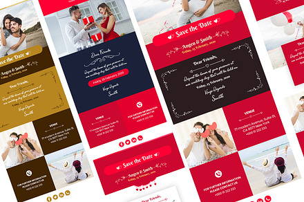 Wedding Invitation Email Template