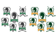 Sports clubs with warrior face, an Illustration by UVAconcept (Thumbnail 2 of 2)