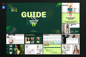 Services Guide Presentation Template, a Presentation Template by E-Type