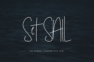 The Maker Handwritten Font