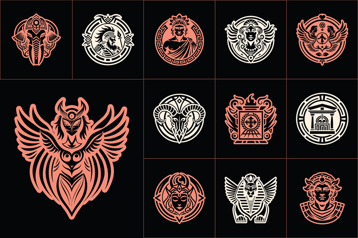Ancient Roman Symbols, a Solid Icon by Creative Stall (Photo 5 of 9)