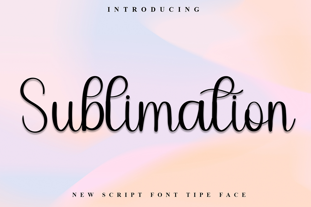 Sublimation, a Handwritten Font by FreshTypeINK (Photo 1 of 8)